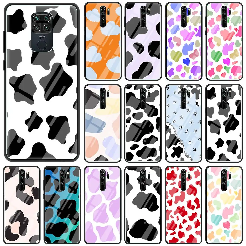 Phone Case for Xiaomi Redmi Note 9S 8 8T 9 K30 Pro K20 7 8A 9A 9C 9i Tempered Glass Funda Back Cover White black cow
Phone Case for Xiaomi Redmi Note 9S 8 8T 9 K30 Pro K20 7 8A 9A 9C 9i Tempered Glass Funda Back Cover White black cow