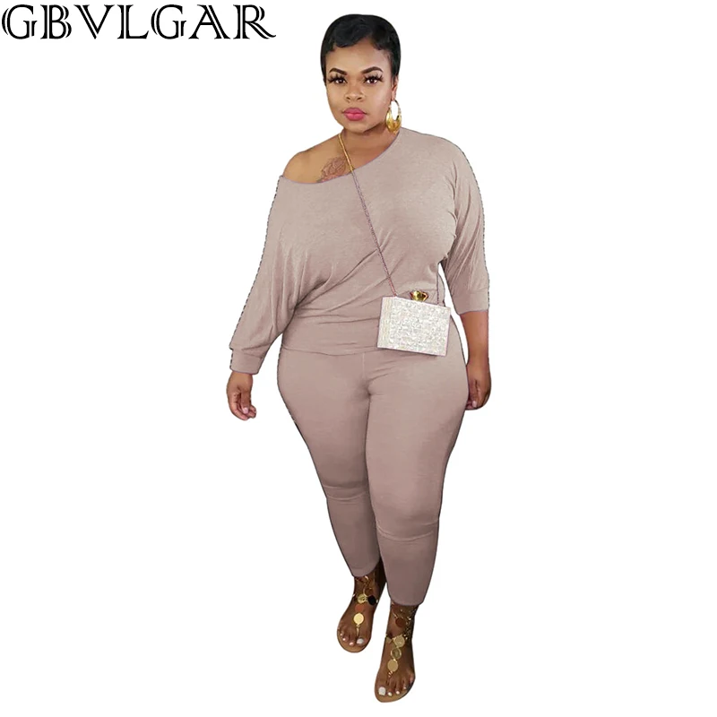 Autumn Women Fashion Plus Size S-5XL Two Pieces Set Tracksuit Long SLeeve Tee Tops Jogger Sweatpant Suit Outfit Matching Set
Autumn Women Fashion Plus Size S-5XL Two Pieces Set Tracksuit Long SLeeve Tee Tops Jogger Sweatpant Suit Outfit Matching Set