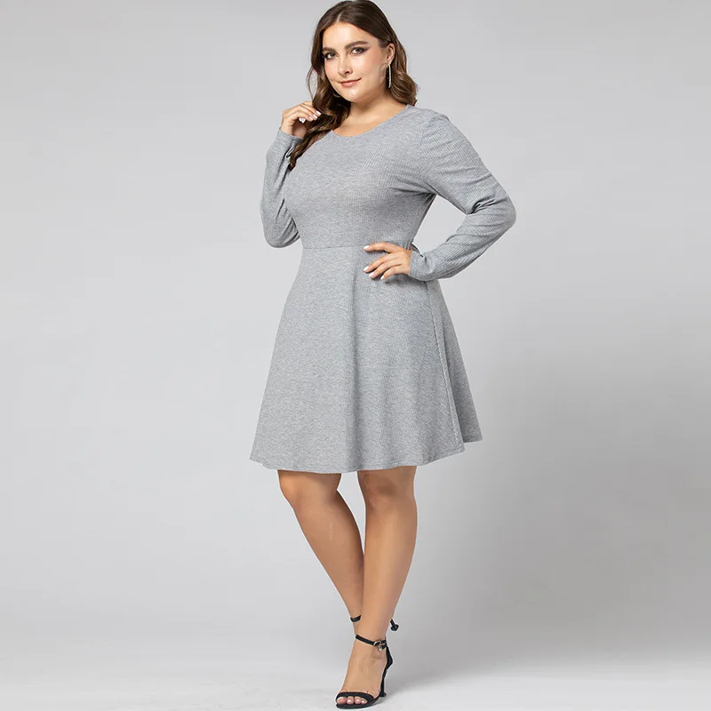 Full Plus Size Dress Sprint Autumn Light Dresses 2021 Bow Button Back Dress Bodycon Casual Dresses Wrap Long Sleeve Dress Grey
Full Plus Size Dress Sprint Autumn Light Dresses 2021 Bow Button Back Dress Bodycon Casual Dresses Wrap Long Sleeve Dress Grey