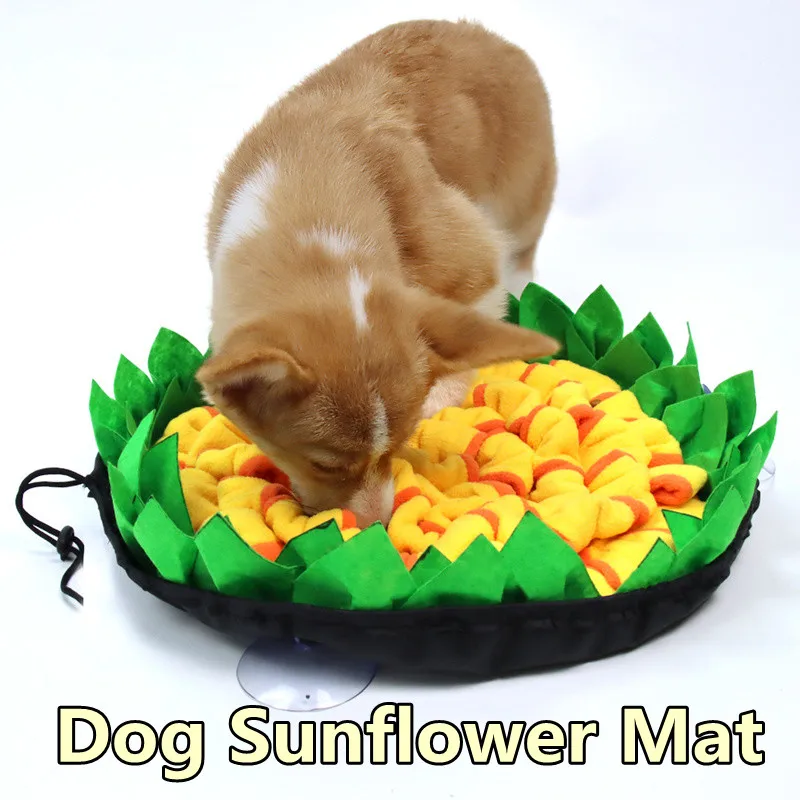 Pet Dog Snuffle Mat Pet Sniffing Training Blanket Sunflower Puzzle Anti Slip Pet Slow Feeding Training Pad Interactive Pet Pad
Pet Dog Snuffle Mat Pet Sniffing Training Blanket Sunflower Puzzle Anti Slip Pet Slow Feeding Training Pad Interactive Pet Pad