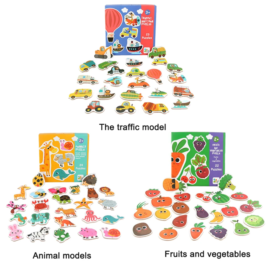 Children Matching Puzzle Animal Transportation Fruits Vegetables Early Learning Toys for Kids Children Educational Toy Gift
Children Matching Puzzle Animal Transportation Fruits Vegetables Early Learning Toys for Kids Children Educational Toy Gift