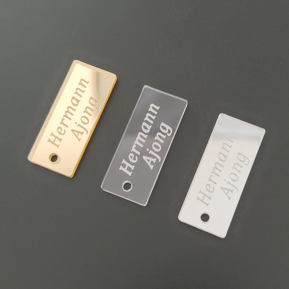 50x Clothing Tags Sew On Acrylic LabelsCustom Design Size Labels Decorations Personalized Engraved Acrylic Mirror Tags 
50x Clothing Tags Sew On Acrylic LabelsCustom Design Size Labels Decorations Personalized Engraved Acrylic Mirror Tags