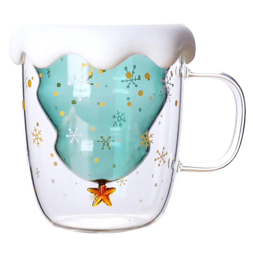 2020 Creative Christmas Mug Glass Christmas Tree Star Cup High Temperature Double Water Cup Party Xmas Gifts Foldable Travel Mug
2020 Creative Christmas Mug Glass Christmas Tree Star Cup High Temperature Double Water Cup Party Xmas Gifts Foldable Travel Mug