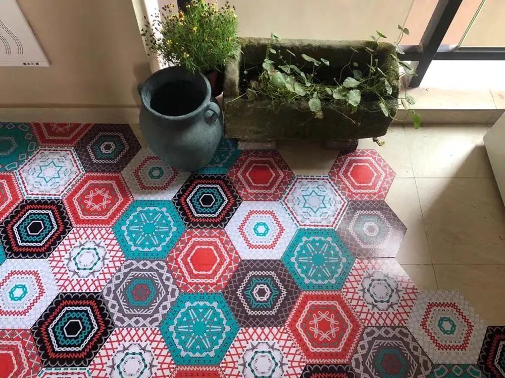 Funlife Floor Sticker Waterproof For Bathroom Anti Skid Adhesive Floor Vinyl,Vintage Decorative Wall Sticker Living Room Decor 
Funlife Floor Sticker Waterproof For Bathroom Anti Skid Adhesive Floor Vinyl,Vintage Decorative Wall Sticker Living Room Decor