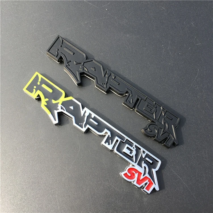 1 шт. 3D металлический сплав RAPTOR SVT логотип эмблема значок автомобильные наклейки