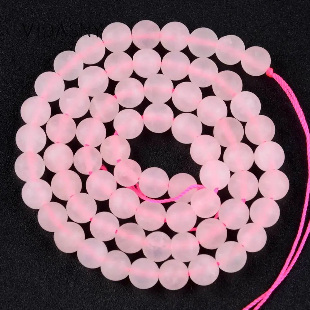 Natural Gem Dull Polished Pink Quartzs Beads For Jewelry Making 4mm-12mm Matte Round Loose Beads Diy Bracelet Necklace 15''
Natural Gem Dull Polished Pink Quartzs Beads For Jewelry Making 4mm-12mm Matte Round Loose Beads Diy Bracelet Necklace 15''