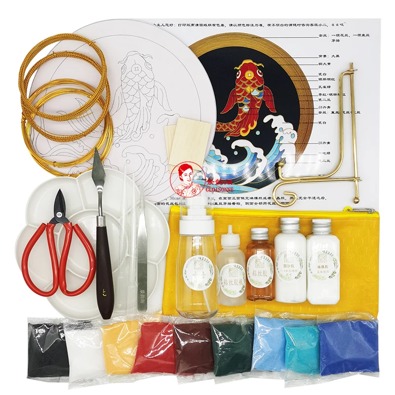 Yuyue Longmen Jingyun Pavilion Cloisonne Cloisonne Enamel Painting DIY Material Package Handmade Gold Silk Decorative Painting
Yuyue Longmen Jingyun Pavilion Cloisonne Cloisonne Enamel Painting DIY Material Package Handmade Gold Silk Decorative Painting