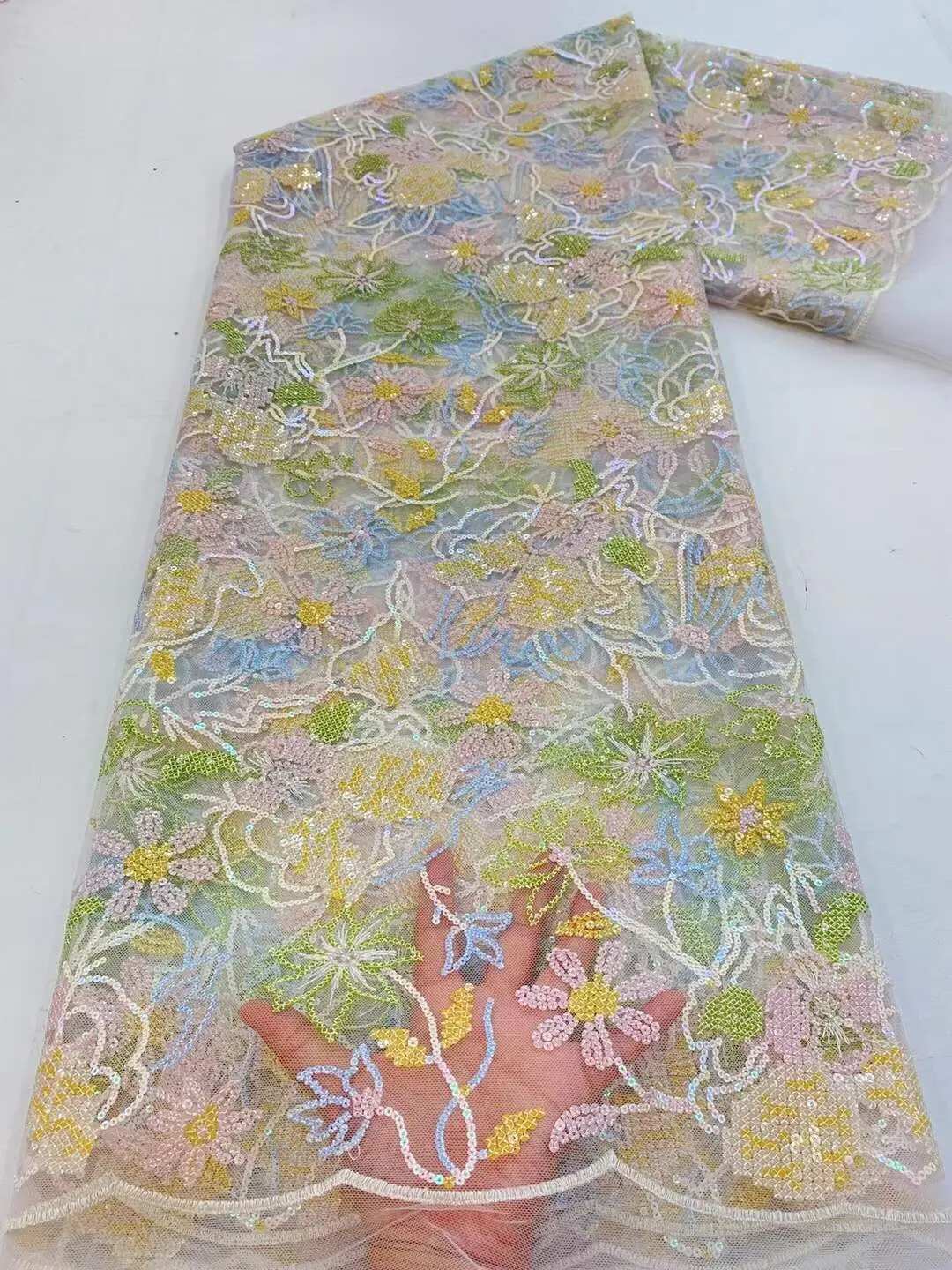 French Net Lace Fabric SYJ-2186846 High Quality Lace African Lace Fabric For Wedding Nigerian Tulle Lace Material Sewing
French Net Lace Fabric SYJ-2186846 High Quality Lace African Lace Fabric For Wedding Nigerian Tulle Lace Material Sewing