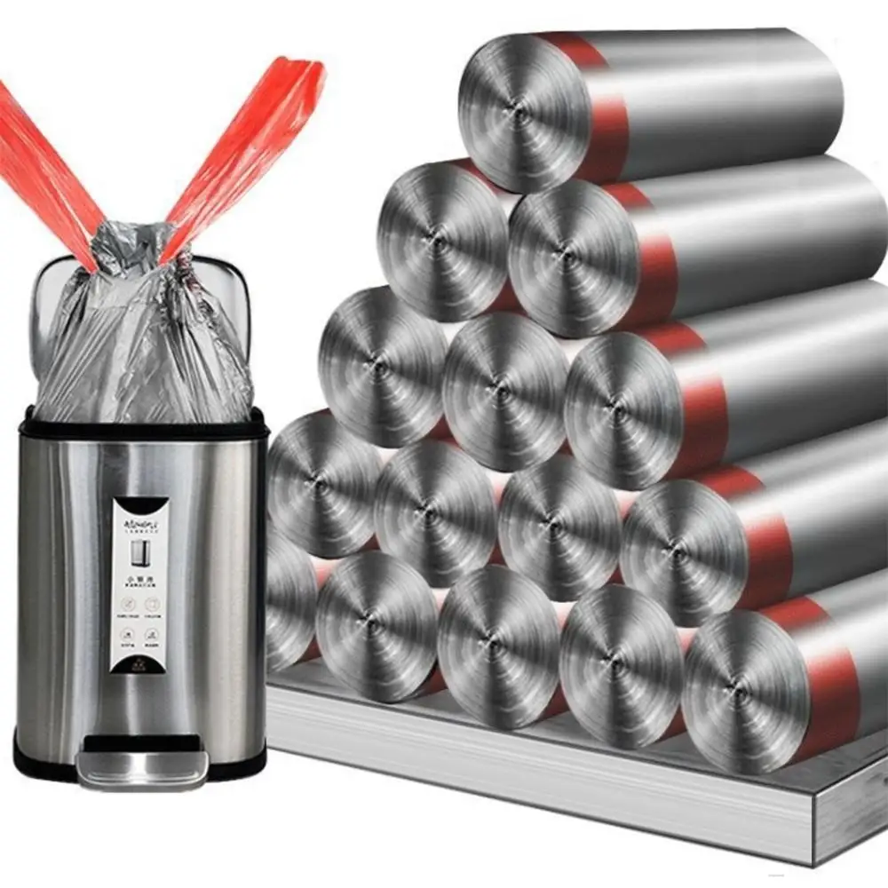 Kitchen Trash Liners 15pcs / roll Toilet Waste Bags with Handle Vest Type Kitchen Sink Trash Bags
Kitchen Trash Liners 15pcs / roll Toilet Waste Bags with Handle Vest Type Kitchen Sink Trash Bags
