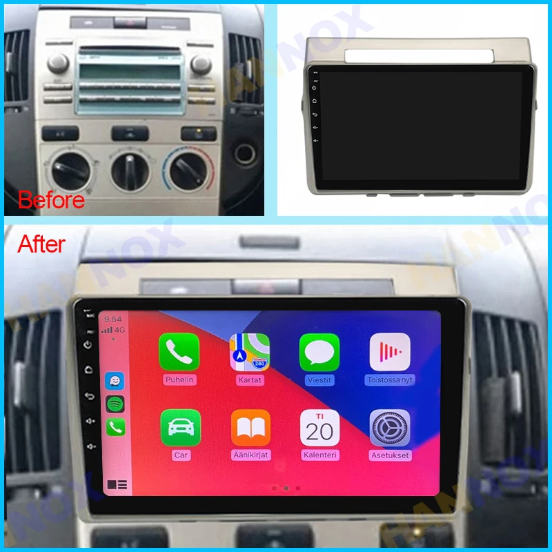 HANNOX 9inch Android11.0 Car Radio For TOYOTA Corolla Verso 2006 2007 Car GPS Multimedia DVD Player Bluetooth-Compatible
HANNOX 9inch Android11.0 Car Radio For TOYOTA Corolla Verso 2006 2007 Car GPS Multimedia DVD Player Bluetooth-Compatible