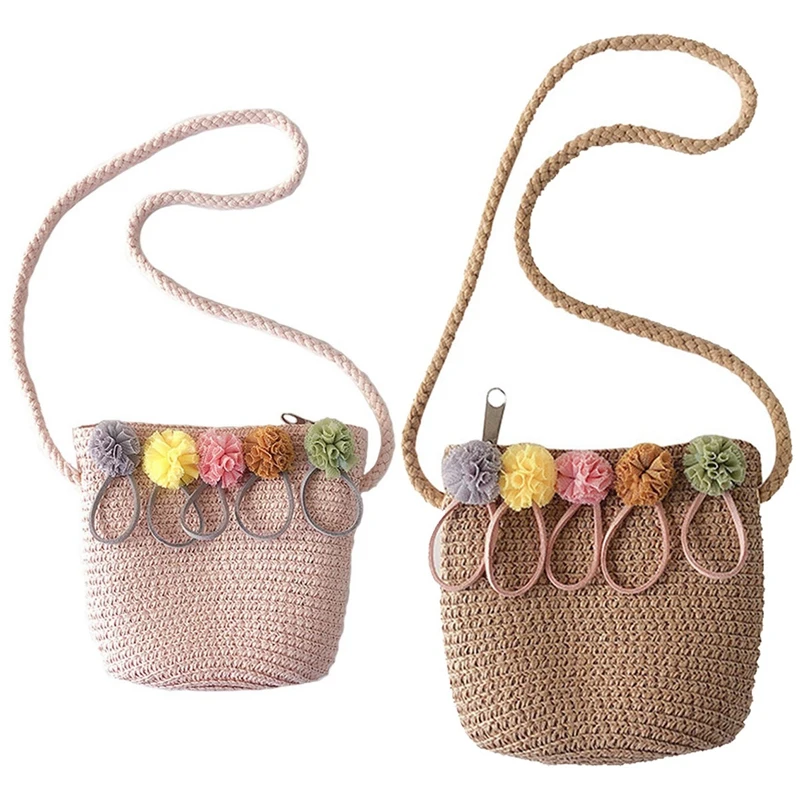 2x Girls Shoulder Bag Straw Rattan Weave Crossbody Bag for Baby Girls Best(Pink&Khaki)
2x Girls Shoulder Bag Straw Rattan Weave Crossbody Bag for Baby Girls Best(Pink&Khaki)
