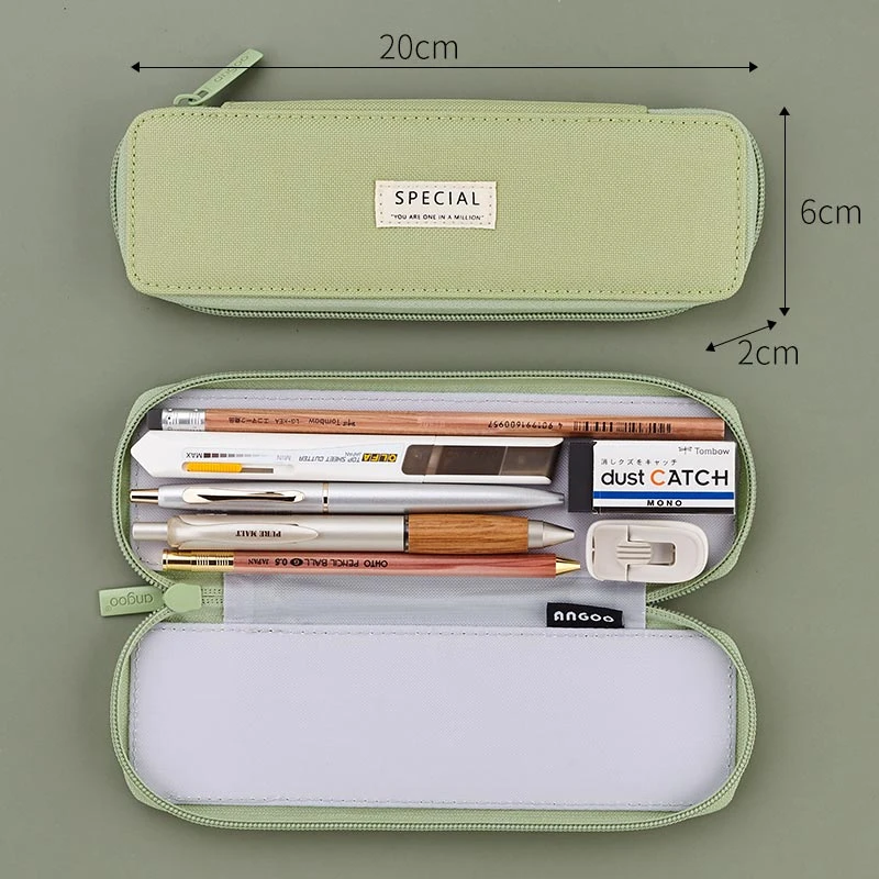 Angoo Light Pencil Case Pen Bag Mini Portable Sized Oxford Fabric Macaron Color Storage Pouch Organizer Stationery School A6474
Angoo Light Pencil Case Pen Bag Mini Portable Sized Oxford Fabric Macaron Color Storage Pouch Organizer Stationery School A6474