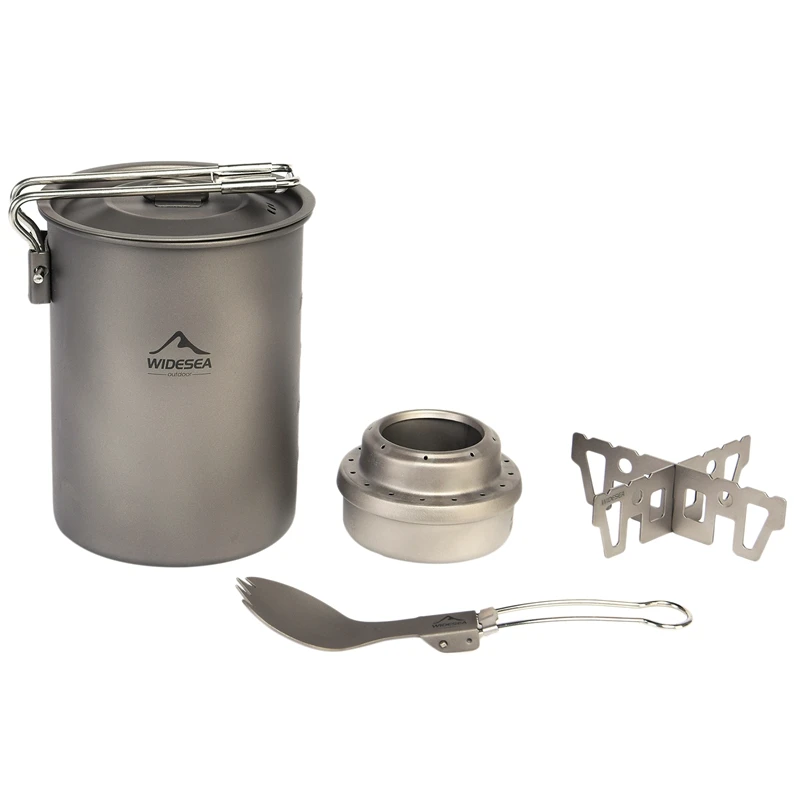 WIDESEA Camping Cooking Set Outdoor Equipment Kitchen Tableware Titanium Stove Gas Burner Tourism Hiking Trekking
WIDESEA Camping Cooking Set Outdoor Equipment Kitchen Tableware Titanium Stove Gas Burner Tourism Hiking Trekking