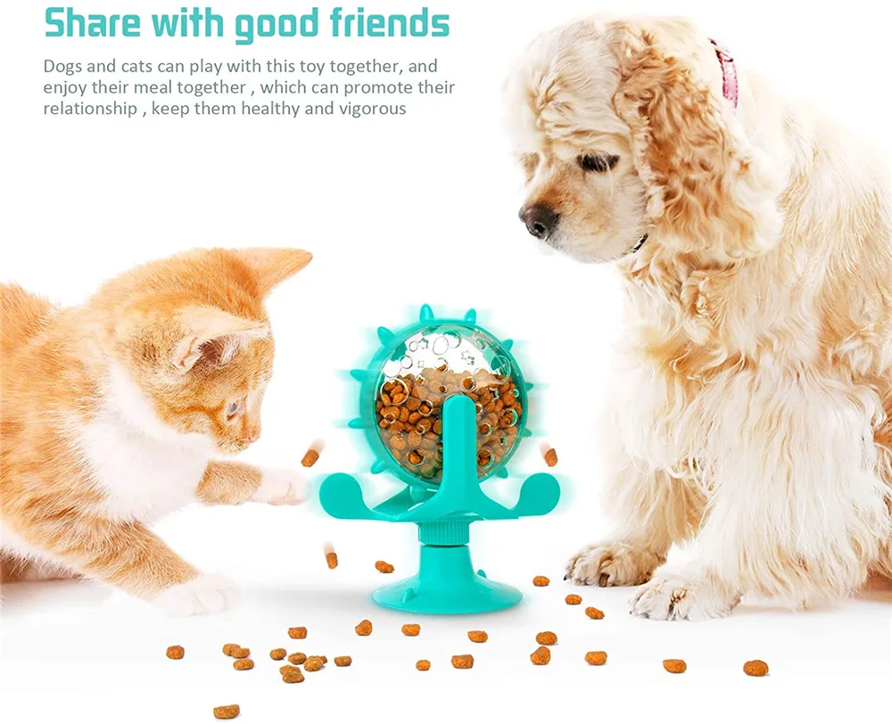Dog educational toy cat slow feeder windmill dog toy strong sucker dog snack cat educational feeder
Dog educational toy cat slow feeder windmill dog toy strong sucker dog snack cat educational feeder