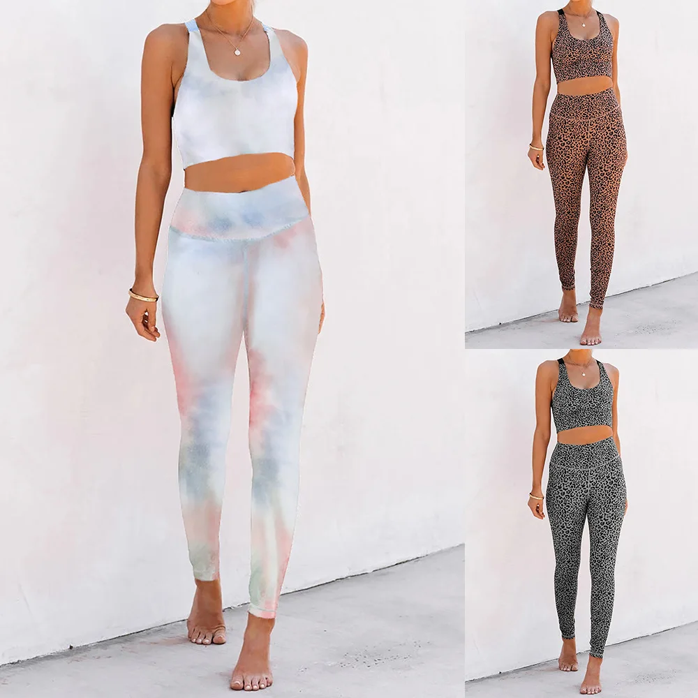 Seamless Leopard Print Yoga Set Gym Clothing Tank Crop Top Leggings Suit Push Up Workout Training Running Jogging Tracksuit
Seamless Leopard Print Yoga Set Gym Clothing Tank Crop Top Leggings Suit Push Up Workout Training Running Jogging Tracksuit
