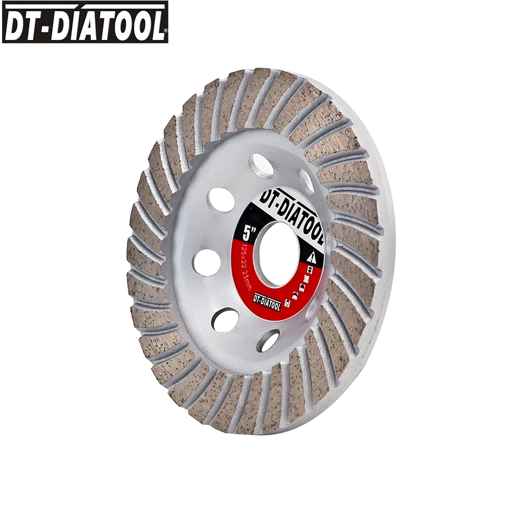 DT-DIATOOL 1pc Diamond Grinding Wheel Disc Bowl Shape Grinding Cup Concrete Granite Stone Cutting Disc Power Tools 5"/125mm
DT-DIATOOL 1pc Diamond Grinding Wheel Disc Bowl Shape Grinding Cup Concrete Granite Stone Cutting Disc Power Tools 5"/125mm