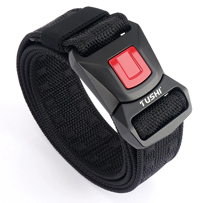 Official Genuine Quick Release Buckle Men's Tactical Belt Sports Outdoor Canvas Belt Men Nylon Tooling Fashion Belt YY2030
Official Genuine Quick Release Buckle Men's Tactical Belt Sports Outdoor Canvas Belt Men Nylon Tooling Fashion Belt YY2030