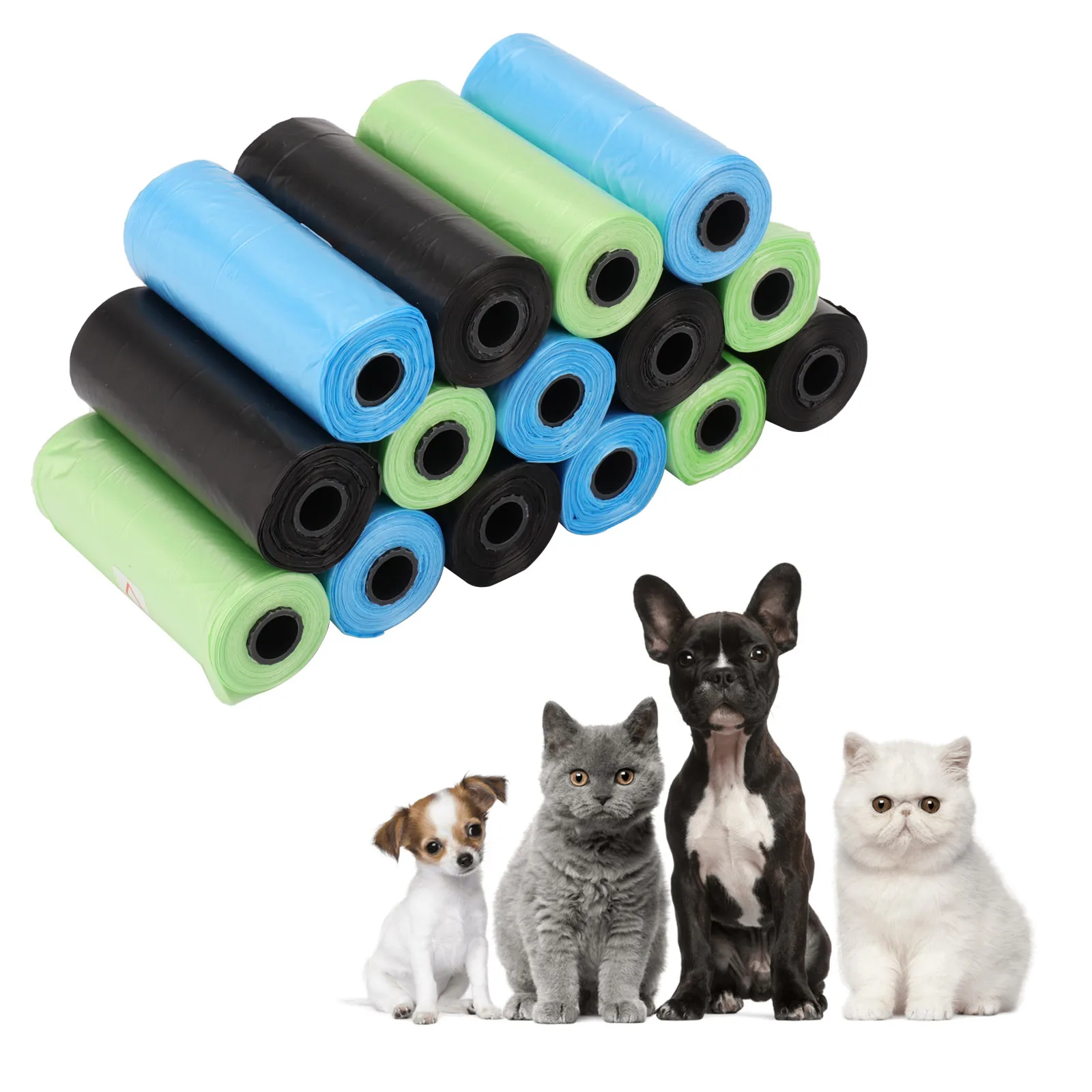 6 рулонов, утолщенная Герметичная сумка для отходов домашних животных
6 рулонов, утолщенная Герметичная сумка для отходов домашних животных