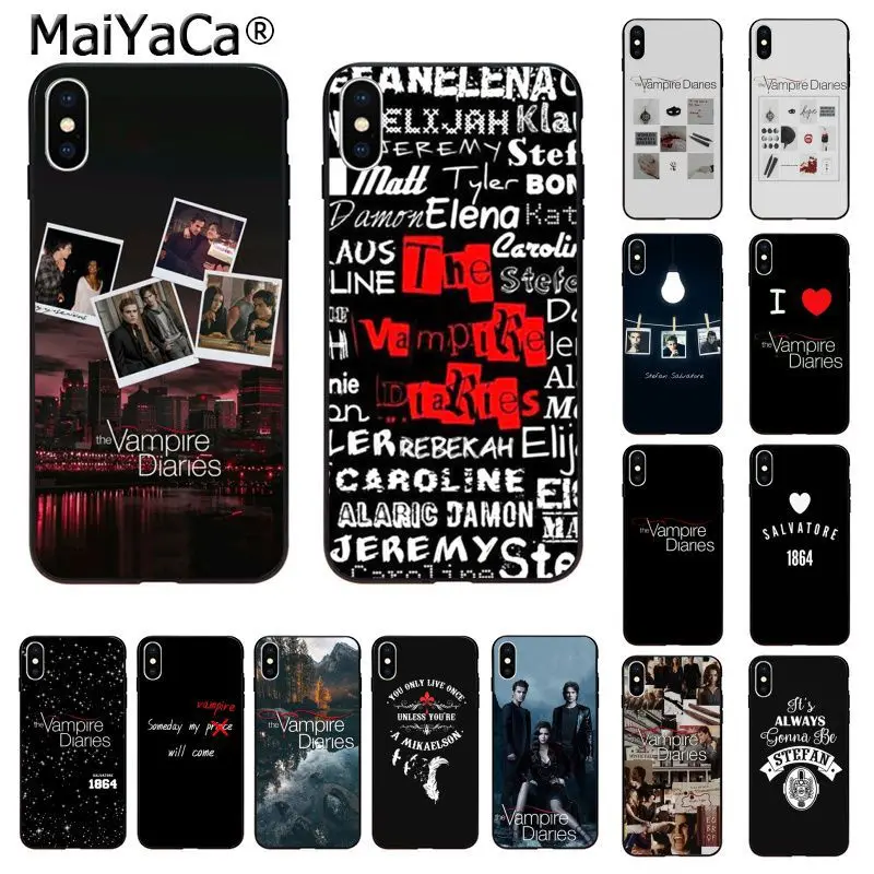 MaiYaCa The Vampire Diaries Stefan Damon Salvatore Coque Phone Case for Apple iphone 11 pro 8 7 66S Plus X XS MAX 5S SE XR
MaiYaCa The Vampire Diaries Stefan Damon Salvatore Coque Phone Case for Apple iphone 11 pro 8 7 66S Plus X XS MAX 5S SE XR