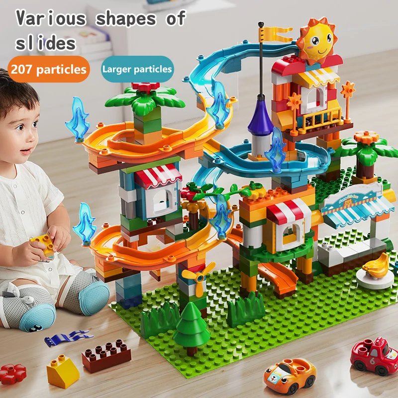 Конструктор Marble Run Детский, совместимый фирменный кубик, воронка, скользящий конструктор, большие кубики «сделай сам», игрушки для детей, об...
Конструктор Marble Run Детский, совместимый фирменный кубик, воронка, скользящий конструктор, большие кубики «сделай сам», игрушки для детей, об...