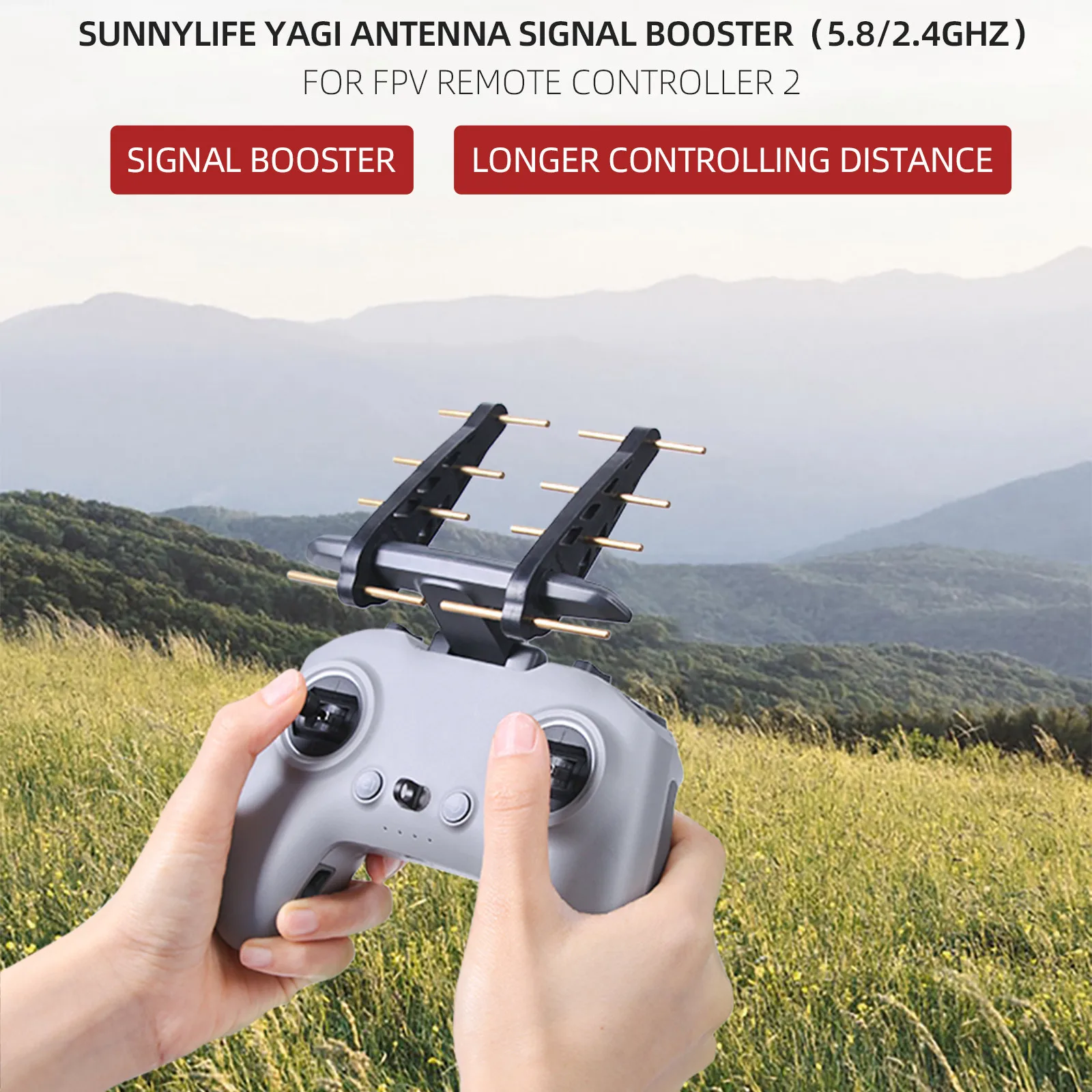 2.4/5.8ghz Controller Signal Booster Antenna Range Extender For Dji- Mavic Mini /mavic Pro /spark Drone Transmitter Amplifier
2.4/5.8ghz Controller Signal Booster Antenna Range Extender For Dji- Mavic Mini /mavic Pro /spark Drone Transmitter Amplifier