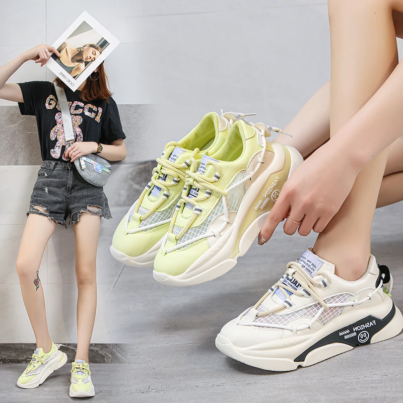Осенние кроссовки на плоской подошве женская обувь на плоской платформе, Дамская обувь на шнуровке Кроссовки для женская спортивная обувь ...
Осенние кроссовки на плоской подошве женская обувь на плоской платформе, Дамская обувь на шнуровке Кроссовки для женская спортивная обувь ...