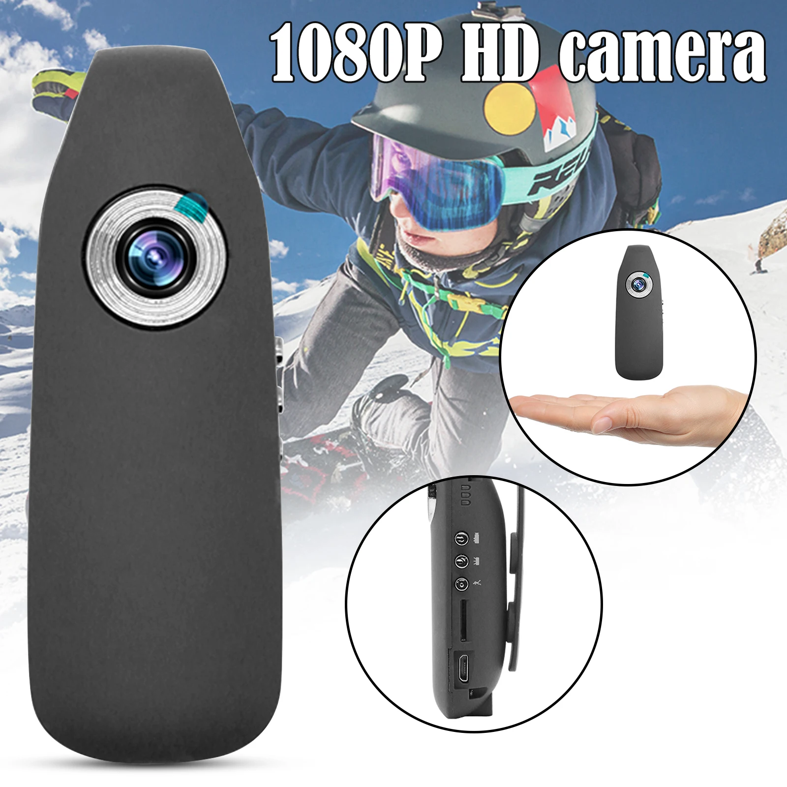 HD 1080P Mini Camera 130 Degree Camcorder Dash Cam Support Motion Detection Motion Camera With Recording Function NC99
HD 1080P Mini Camera 130 Degree Camcorder Dash Cam Support Motion Detection Motion Camera With Recording Function NC99