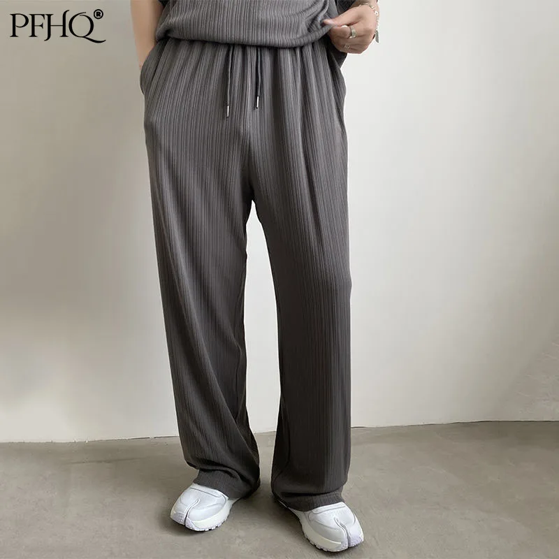 PFHQ 2021 New Fashion Men's Pure Color Stripes Exquisite Korean Style Straight Elastic Waist Casual Pants Spring Autumn 21A395
PFHQ 2021 New Fashion Men's Pure Color Stripes Exquisite Korean Style Straight Elastic Waist Casual Pants Spring Autumn 21A395