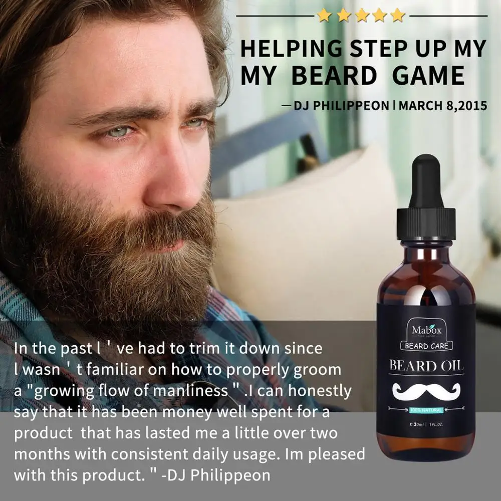 Mabox Beard Care 30ml Beard Oil
Mabox Beard Care 30ml Beard Oil