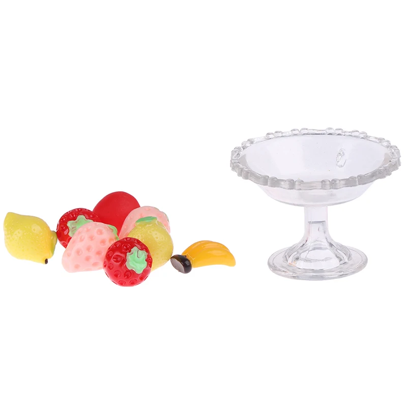 9Pcs 1:6 Dollhouse Transparent Glass Dessert Fruit Tray With Fruit Dollhouse Miniatures Acc Miniaturas Dolls House Furniture
9Pcs 1:6 Dollhouse Transparent Glass Dessert Fruit Tray With Fruit Dollhouse Miniatures Acc Miniaturas Dolls House Furniture