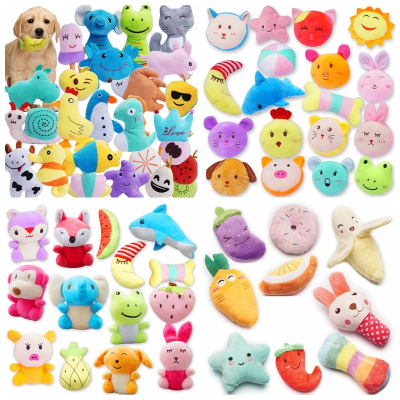 9/14/18/26PCS Plush Squeaky Pets Toys Wholesale Chewing Training Clean Teeth Puppy Dog Vegetables and Fruits Shape Pet Supplies
9/14/18/26PCS Plush Squeaky Pets Toys Wholesale Chewing Training Clean Teeth Puppy Dog Vegetables and Fruits Shape Pet Supplies