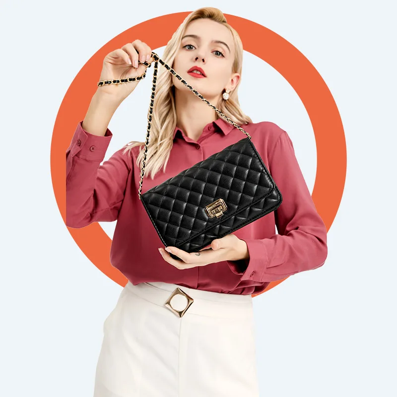 Bags women's 2021 new fashion small fragrance Lingge messenger bag hand bags women 2021
Bags women's 2021 new fashion small fragrance Lingge messenger bag hand bags women 2021