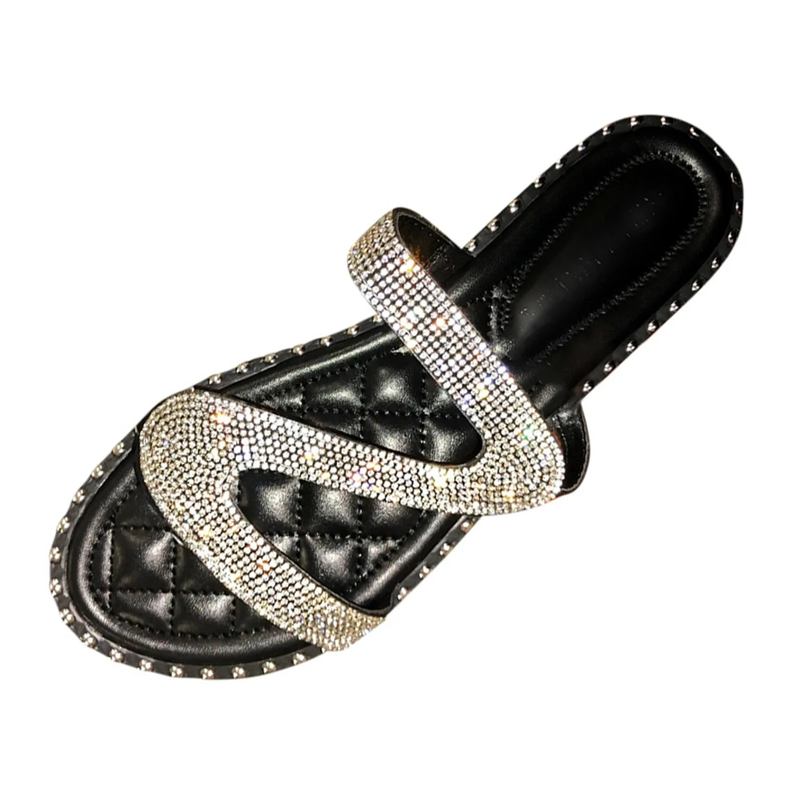 Summer Women Rhinestone Slip-on Open Toe Flat Breathable Sandals Beach Shoes Slippers Shoes Open Toe Transparent Sandals Shoes
Summer Women Rhinestone Slip-on Open Toe Flat Breathable Sandals Beach Shoes Slippers Shoes Open Toe Transparent Sandals Shoes