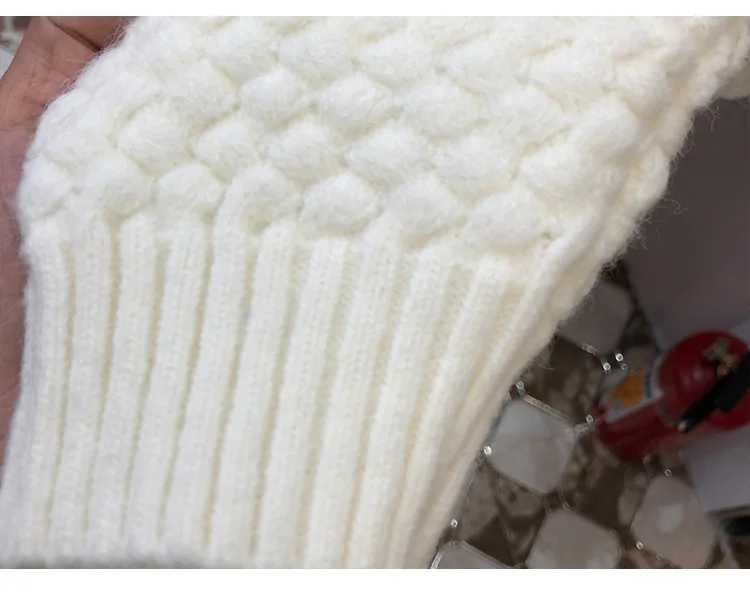 Pearl Beaded Flower Sweater Women 2021 Autumn and Winter New Apricot Pullover Knitwear Women's Loose Jumper Sweaters
Pearl Beaded Flower Sweater Women 2021 Autumn and Winter New Apricot Pullover Knitwear Women's Loose Jumper Sweaters
