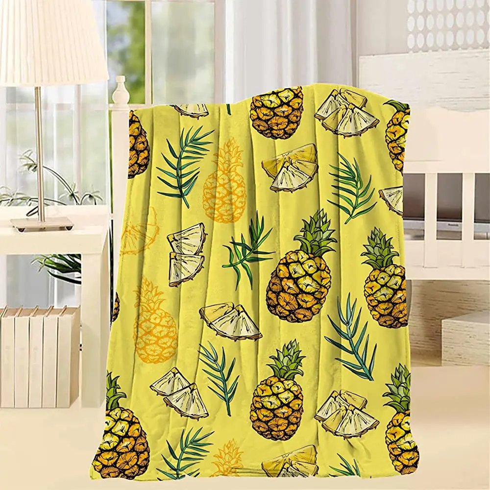 GEGCVN UltraSoft Micro Fleece Blanket, Pineapples and Palm Leaves Graphic Print Throws Blankets Lightweight Blanket Warm Flannel
GEGCVN UltraSoft Micro Fleece Blanket, Pineapples and Palm Leaves Graphic Print Throws Blankets Lightweight Blanket Warm Flannel