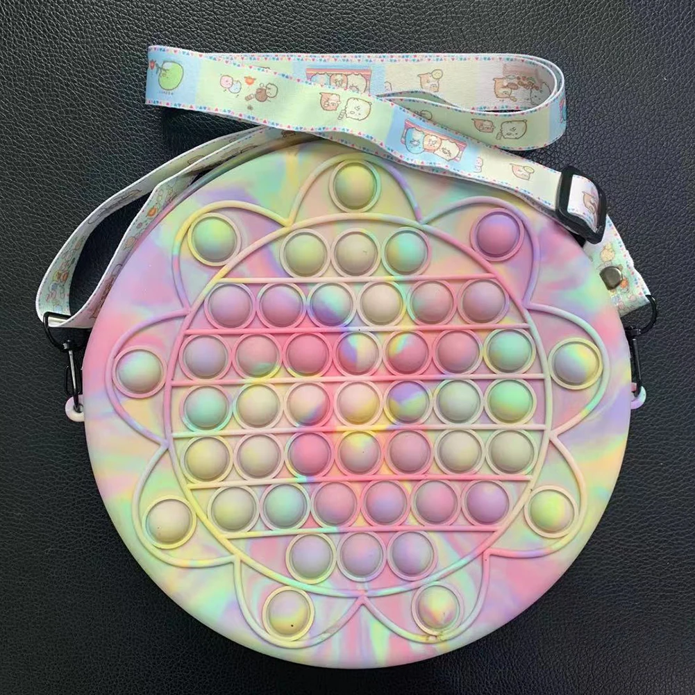Push Bubble Sensory Toys Tie Dye Sunflower Shoulder Bag Crossbody Bag Schoolbag Pendant Reliver Stress Funny for Adult Kids
Push Bubble Sensory Toys Tie Dye Sunflower Shoulder Bag Crossbody Bag Schoolbag Pendant Reliver Stress Funny for Adult Kids