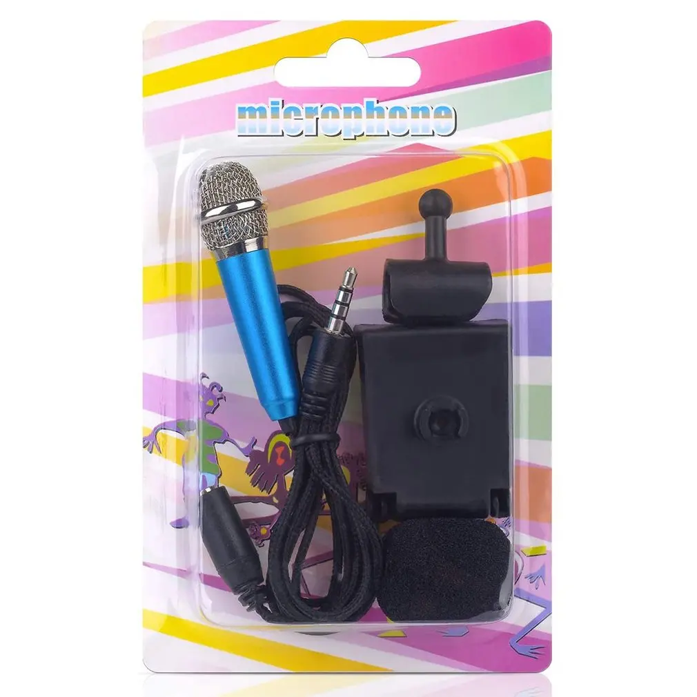 Portable 3.5mm Stereo Studio Mic KTV Karaoke Mini Microphone For Cell Phone Laptop PC Desktop Small Size Microphone
Portable 3.5mm Stereo Studio Mic KTV Karaoke Mini Microphone For Cell Phone Laptop PC Desktop Small Size Microphone