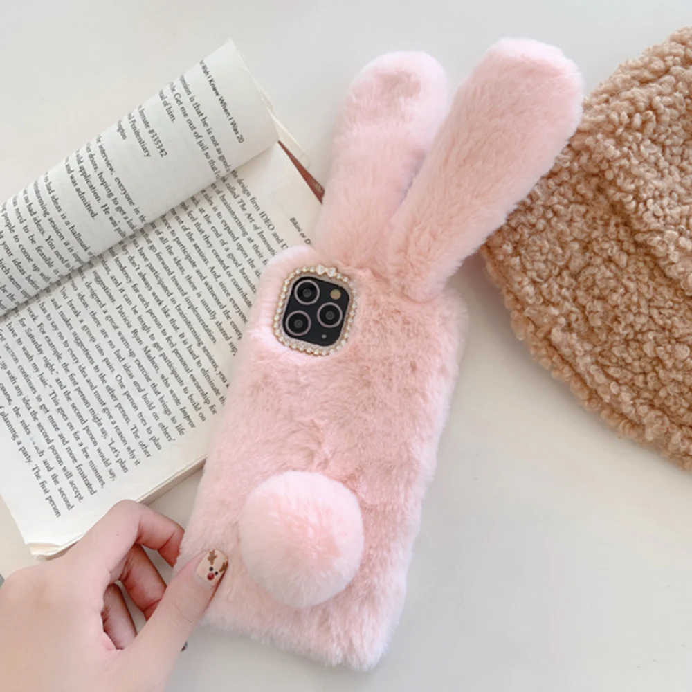 Fashion Cute Easter Rabbit Ear Fur Plush Phone Cases For IPhone 11 Pro Max X Xr Xs 6 6S 7 8 Plus SE Furry Bunny Warm Cover Shell
Fashion Cute Easter Rabbit Ear Fur Plush Phone Cases For IPhone 11 Pro Max X Xr Xs 6 6S 7 8 Plus SE Furry Bunny Warm Cover Shell