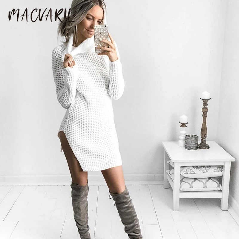 New Women Dress Knitted Autumn Maxi Winter Dress Pull Turtleneck Sweater Tunic Vintage Long Sleeve Warm Casual Dress Clothes
New Women Dress Knitted Autumn Maxi Winter Dress Pull Turtleneck Sweater Tunic Vintage Long Sleeve Warm Casual Dress Clothes