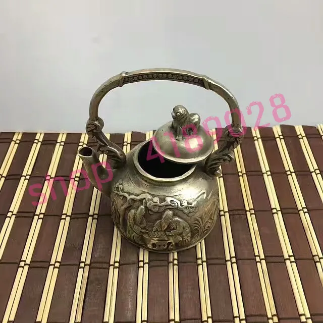 White copper, personas wine pot, home / living room decorative arts and crafts, collectibles
White copper, personas wine pot, home / living room decorative arts and crafts, collectibles