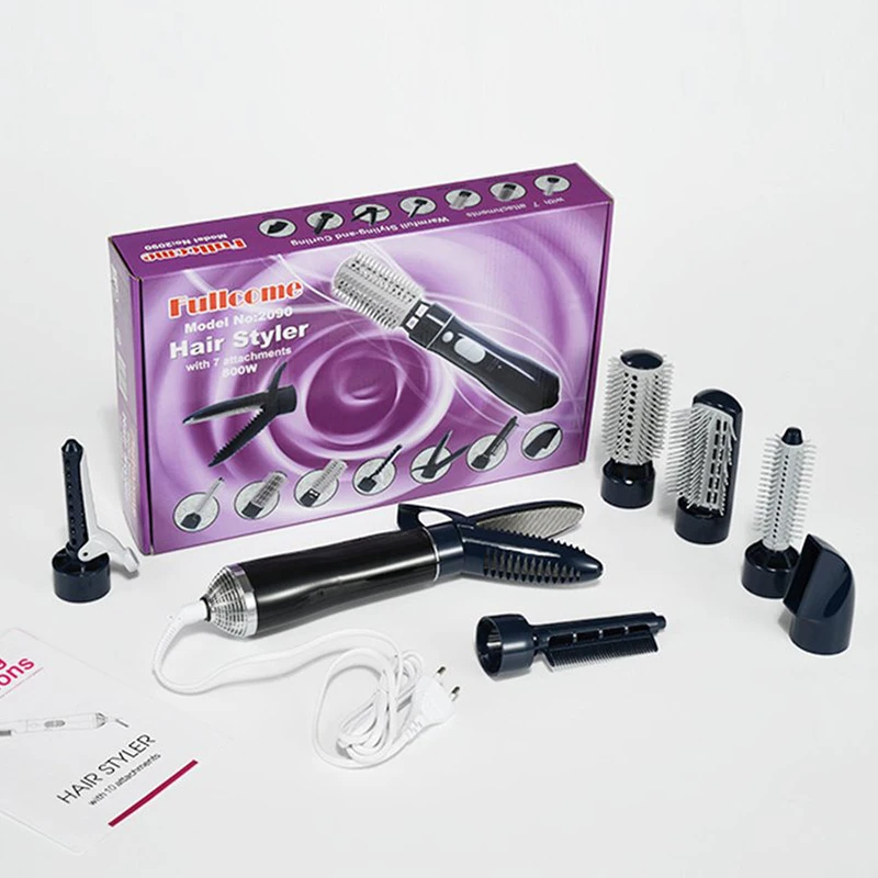 7-in-1 Multi-Function Rechargeable Professional Negative Ion Hair Dryer With Comb Curling Wand With 7 Attachments
7-in-1 Multi-Function Rechargeable Professional Negative Ion Hair Dryer With Comb Curling Wand With 7 Attachments