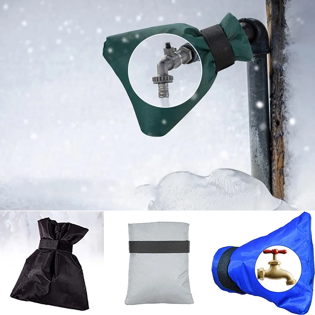 1pcs Outdoor Faucet Cover Anti-Freeze Hose Bib Water Faucet Protector Frost Protection Cover Winter Tap Cloth Cover Accessories
1pcs Outdoor Faucet Cover Anti-Freeze Hose Bib Water Faucet Protector Frost Protection Cover Winter Tap Cloth Cover Accessories
