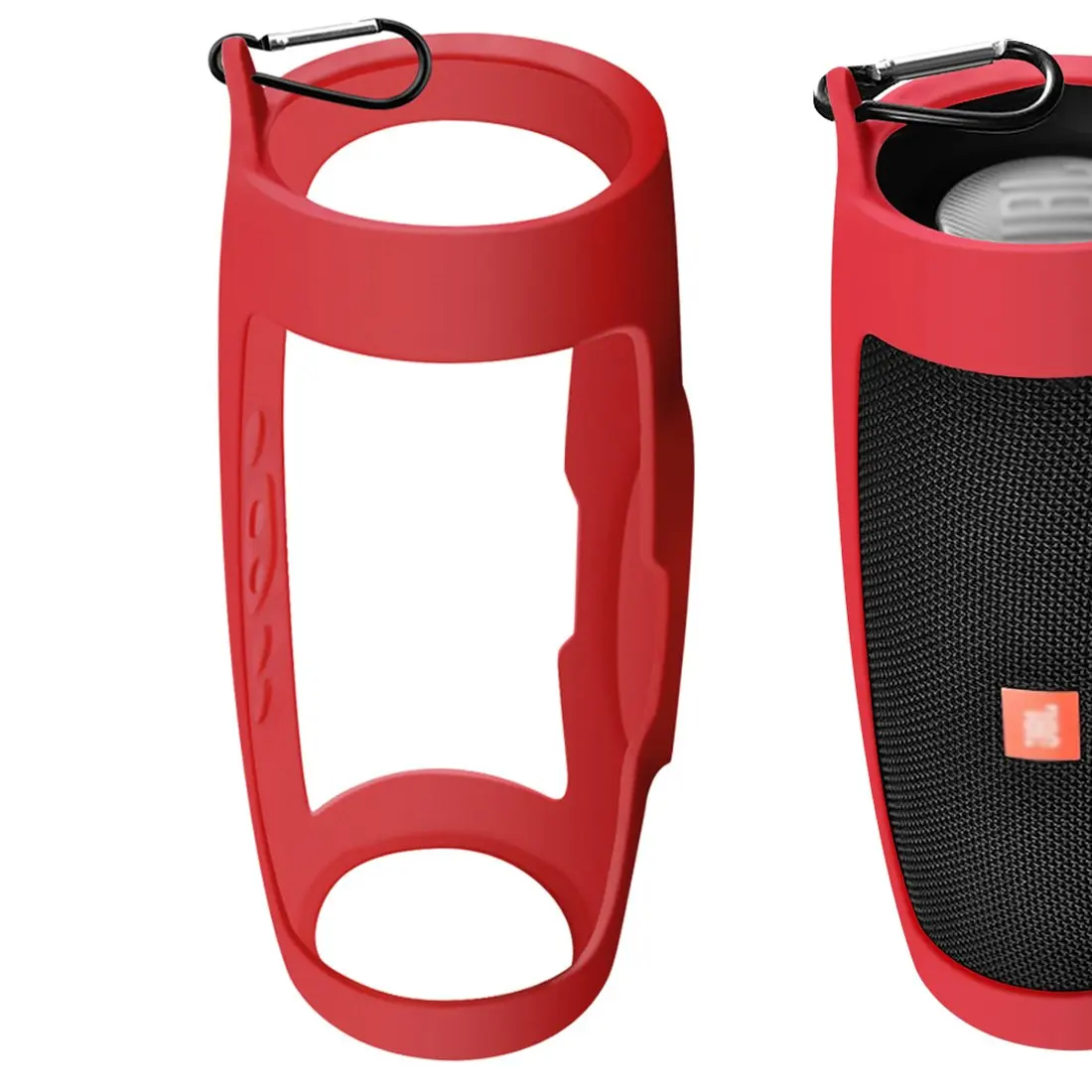 Protective Wearable Lightweight Silicone Case Cover Keychain for JBL Charge 4 Waterproof Portable Wireless Bluetooth Speaker
Protective Wearable Lightweight Silicone Case Cover Keychain for JBL Charge 4 Waterproof Portable Wireless Bluetooth Speaker