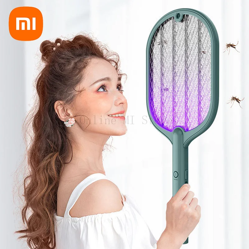 Xiaomi 2 в 1 электрическая ракетка для насекомых, мухобойка, USB перезаряжаемая светодиодная подсветка, ручной ловушка для комаров, мухобойка, ло...
Xiaomi 2 в 1 электрическая ракетка для насекомых, мухобойка, USB перезаряжаемая светодиодная подсветка, ручной ловушка для комаров, мухобойка, ло...