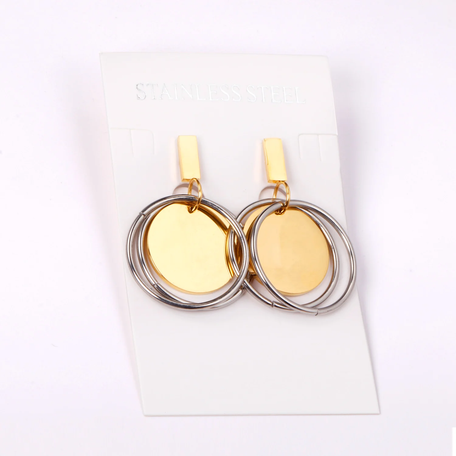 316L Stainless Steel Round Drop Earrings Gold/Silver Color for Women Dangle Earrings Fashion Jewelry Party Gift
316L Stainless Steel Round Drop Earrings Gold/Silver Color for Women Dangle Earrings Fashion Jewelry Party Gift