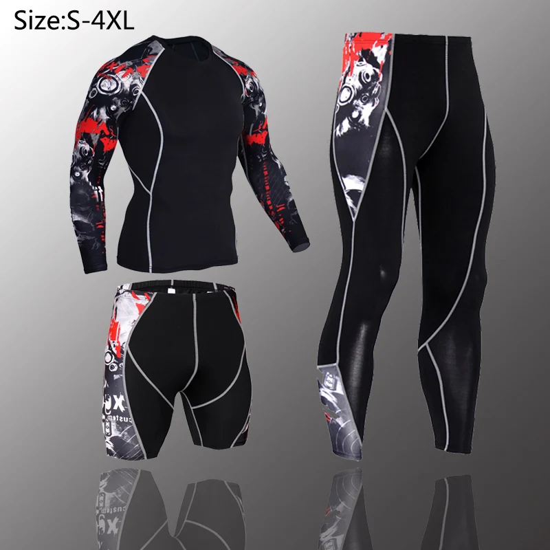 Men's Compression Sportswear Suits Gym Tights Training Clothes Workout Jogging Sports Set Running Rashguard Tracksuit For Men
Men's Compression Sportswear Suits Gym Tights Training Clothes Workout Jogging Sports Set Running Rashguard Tracksuit For Men