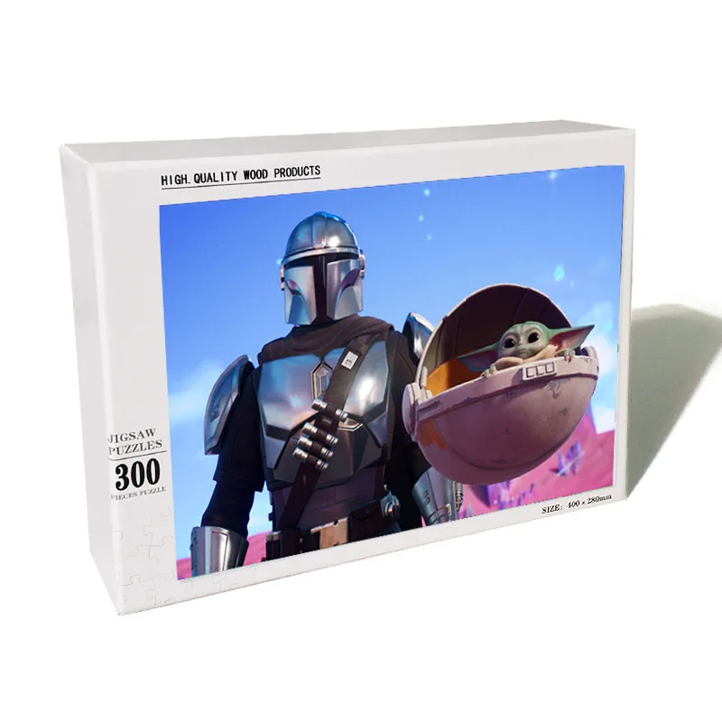 Mandalorian 300 Pieces Puzzle Anime Figure Yoda Wooden Puzzles Children Cartoon Anime Jigsaw Puzzle Kids Educational Toy Gifts
Mandalorian 300 Pieces Puzzle Anime Figure Yoda Wooden Puzzles Children Cartoon Anime Jigsaw Puzzle Kids Educational Toy Gifts