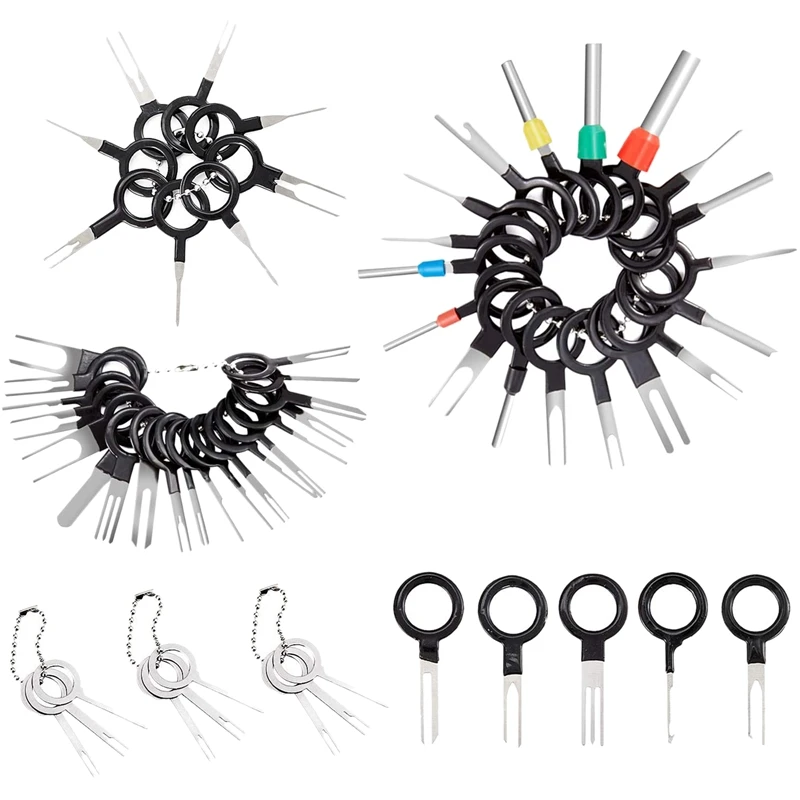 87PCS Terminal Extractor Removal Tool Kit Depinning Key Tool Set for Car Household Devices, Wire Connector Tool
87PCS Terminal Extractor Removal Tool Kit Depinning Key Tool Set for Car Household Devices, Wire Connector Tool