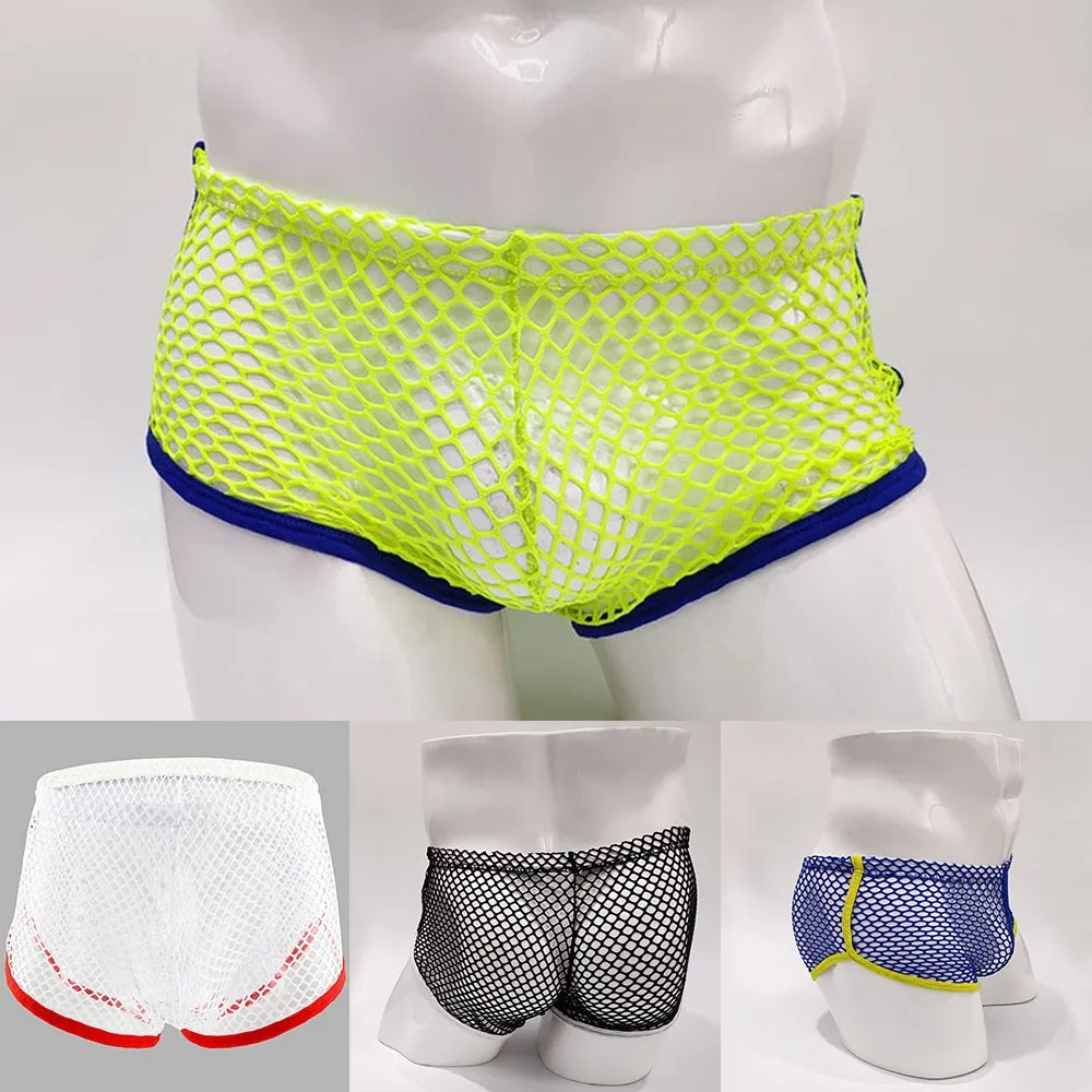 Men's Sexy Boxers See Through Low Waist Lingerie Breathable Mesh Lingerie Fashion Bottom Shorts Pants Comfy Bottom Shorts Briefs
Men's Sexy Boxers See Through Low Waist Lingerie Breathable Mesh Lingerie Fashion Bottom Shorts Pants Comfy Bottom Shorts Briefs