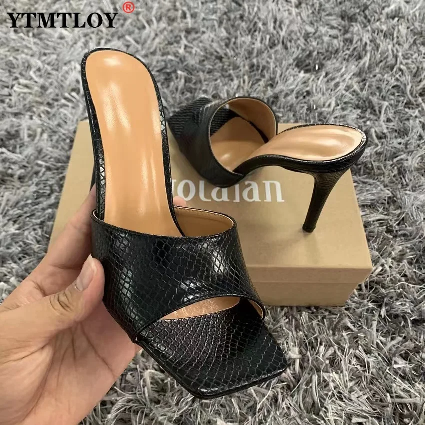 Summer Women Sandals Square Toe High Heel Slippers Fashion Ladies Mule Sandals Mules Shoes Woman Slides Zapatillas De Mujer
Summer Women Sandals Square Toe High Heel Slippers Fashion Ladies Mule Sandals Mules Shoes Woman Slides Zapatillas De Mujer